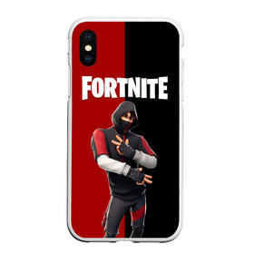 Чехол для iPhone XS Max матовый с принтом FORTNITE IKONIK в Кировске, Силикон | Область печати: задняя сторона чехла, без боковых панелей | fortnite | fortnite 2 | fortnite x маршмелло | ikonik | marshmello | ninja | ninja streamer | иконик | ниндзя | фортнайт | фортнайт 2 | фортнайт глава 2