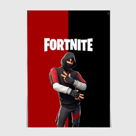 Постер с принтом FORTNITE IKONIK в Кировске, 100% бумага
 | бумага, плотность 150 мг. Матовая, но за счет высокого коэффициента гладкости имеет небольшой блеск и дает на свету блики, но в отличии от глянцевой бумаги не покрыта лаком | fortnite | fortnite 2 | fortnite x маршмелло | ikonik | marshmello | ninja | ninja streamer | иконик | ниндзя | фортнайт | фортнайт 2 | фортнайт глава 2