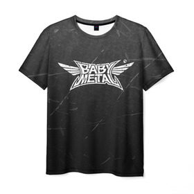 Мужская футболка 3D с принтом BABYMETAL в Кировске, 100% полиэфир | прямой крой, круглый вырез горловины, длина до линии бедер | babymetal | j pop | japan | бэбиметал | дэт метал | каваий метал | моа кикути | судзука накамото | юи мидзуно | япония