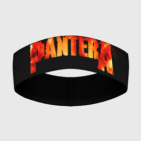 Повязка на голову 3D с принтом Pantera в Кировске,  |  | american | anselmo | havy metal | pantera | philip anselmo | trash metal | ансельмо | пантера | фил ансельмо