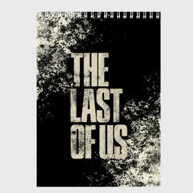 Скетчбук с принтом THE LAST OF US в Кировске, 100% бумага
 | 48 листов, плотность листов — 100 г/м2, плотность картонной обложки — 250 г/м2. Листы скреплены сверху удобной пружинной спиралью | game | horror | survival horror | the last | the last of us | the last of us remastered | игра | компьютерная игра | экшн