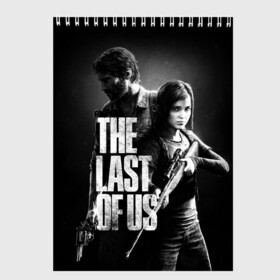 Скетчбук с принтом THE LAST OF US в Кировске, 100% бумага
 | 48 листов, плотность листов — 100 г/м2, плотность картонной обложки — 250 г/м2. Листы скреплены сверху удобной пружинной спиралью | Тематика изображения на принте: fireflies | look for the light | the last of us | джоэл | игры | одни из нас | цикады | элли