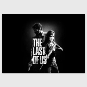 Поздравительная открытка с принтом THE LAST OF US в Кировске, 100% бумага | плотность бумаги 280 г/м2, матовая, на обратной стороне линовка и место для марки
 | Тематика изображения на принте: fireflies | look for the light | the last of us | джоэл | игры | одни из нас | цикады | элли