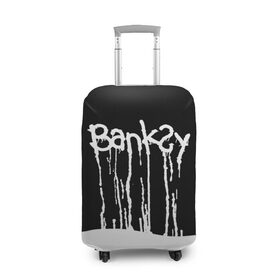 Чехол для чемодана 3D с принтом Banksy в Кировске, 86% полиэфир, 14% спандекс | двустороннее нанесение принта, прорези для ручек и колес | art | banksy | street | street art | арт | бэнкси | стрит | стрит арт