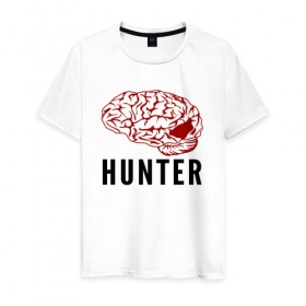 Мужская футболка хлопок с принтом Mindhunter в Кировске, 100% хлопок | прямой крой, круглый вырез горловины, длина до линии бедер, слегка спущенное плечо. | hunter | mind | mindhunter | netflix | мозг | охотник | охотник за разумом | разум | сериал