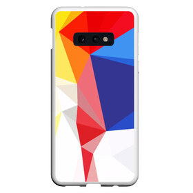 Чехол для Samsung S10E с принтом BACKGROUND COLOR в Кировске, Силикон | Область печати: задняя сторона чехла, без боковых панелей | abstract | abstraction | color | geometry | paitnt | polygon | polygonal | psy | абстракция | геометрия | краски | неоновые | полигоны | психоделика