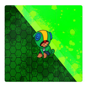 Магнитный плакат 3Х3 с принтом Brawl Stars LEON в Кировске, Полимерный материал с магнитным слоем | 9 деталей размером 9*9 см | android | brawl stars | crow | games | leon | mobile game | stars | ворон | игры | леон | мобильные игры