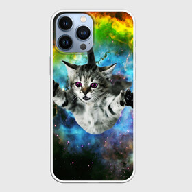 Чехол для iPhone 13 Pro Max с принтом КОСМИЧЕСКИЙ КОТ в Кировске,  |  | cat | cats | животные | киса | киска | кот | котики | коты | котэ | кошка | природа