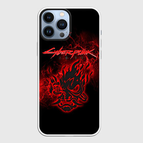 Чехол для iPhone 13 Pro Max с принтом Cyberpunk 2077. в Кировске,  |  | Тематика изображения на принте: cbp | cyberpunk 2077 | игра | киберпанк 2077