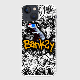 Чехол для iPhone 13 mini с принтом Banksy в Кировске,  |  | art | banksy | street | street art | арт | бэнкси | стрит | стрит арт
