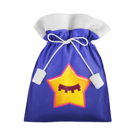 Подарочный 3D мешок с принтом BRAWL STARS - SANDY в Кировске, 100% полиэстер | Размер: 29*39 см | brawl | bull | colt | crow | game | games | leon | online | penny | poco | sandy | shelly | spike | star | stars | wanted | брав | бравл | браво | звезда | звезды | игра | игры | лого | онлайн | сенди | старс | сэнди