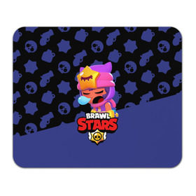 Коврик для мышки прямоугольный с принтом BRAWL STARS - SANDY в Кировске, натуральный каучук | размер 230 х 185 мм; запечатка лицевой стороны | brawl | bull | colt | crow | game | games | leon | online | penny | poco | sandy | shelly | spike | star | stars | wanted | брав | бравл | браво | звезда | звезды | игра | игры | лого | онлайн | сенди | старс | сэнди