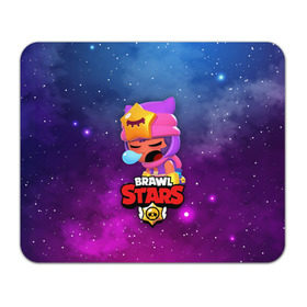 Коврик для мышки прямоугольный с принтом SANDY SPACE (Brawl Stars) в Кировске, натуральный каучук | размер 230 х 185 мм; запечатка лицевой стороны | brawl | bull | colt | crow | game | games | leon | online | penny | poco | sandy | shelly | spike | star | stars | wanted | брав | бравл | браво | звезда | звезды | игра | игры | лого | онлайн | сенди | старс | сэнди