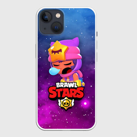 Чехол для iPhone 13 с принтом SANDY SPACE (Brawl Stars) в Кировске,  |  | brawl | bull | colt | crow | game | games | leon | online | penny | poco | sandy | shelly | spike | star | stars | wanted | брав | бравл | браво | звезда | звезды | игра | игры | лого | онлайн | сенди | старс | сэнди