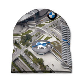 Шапка 3D с принтом BMW city в Кировске, 100% полиэстер | универсальный размер, печать по всей поверхности изделия | bmw | buildings | city | germany | munich | prestige | бмв | германия | город | здания | мюнхен | престиж