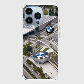 Чехол для iPhone 13 Pro с принтом BMW city в Кировске,  |  | Тематика изображения на принте: bmw | buildings | city | germany | munich | prestige | бмв | германия | город | здания | мюнхен | престиж