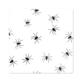 Магнит виниловый Квадрат с принтом Пауки в Кировске, полимерный материал с магнитным слоем | размер 9*9 см, закругленные углы | spider | spiders | абстрактный | абстракция | животное | животные | жук | жуки | насекомое | насекомые | паук | паучий | паучки | паучок | природа | фауна