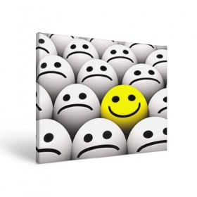 Холст прямоугольный с принтом EMOJI 2019 в Кировске, 100% ПВХ |  | emoji | настроение | позитив | смайлики | смайлы | стикеры | текстура смайл | улыбки | фон смайл | эмодзи