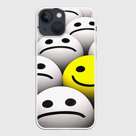 Чехол для iPhone 13 mini с принтом EMOJI 2019 в Кировске,  |  | Тематика изображения на принте: emoji | настроение | позитив | смайлики | смайлы | стикеры | текстура смайл | улыбки | фон смайл | эмодзи
