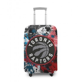 Чехол для чемодана 3D с принтом Торонто Рэпторс в Кировске, 86% полиэфир, 14% спандекс | двустороннее нанесение принта, прорези для ручек и колес | nba | raptors | toronto | toronto raptors | баскетбол | нба | рэпторс | торонто | торонто рэпторс