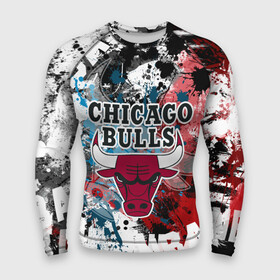 Мужской рашгард 3D с принтом Чикаго Буллз в Кировске,  |  | bulls | chicago | chicago bulls | nba | баскетбол | буллз | нба | чикаго | чикаго буллз