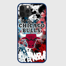 Чехол для iPhone 12 Pro с принтом Чикаго Буллз в Кировске, силикон | область печати: задняя сторона чехла, без боковых панелей | bulls | chicago | chicago bulls | nba | баскетбол | буллз | нба | чикаго | чикаго буллз