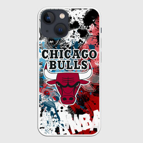 Чехол для iPhone 13 mini с принтом Чикаго Буллз в Кировске,  |  | bulls | chicago | chicago bulls | nba | баскетбол | буллз | нба | чикаго | чикаго буллз