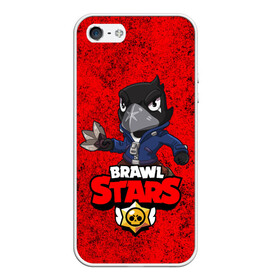 Чехол для iPhone 5/5S матовый с принтом Crow (Brawl Stars) в Кировске, Силикон | Область печати: задняя сторона чехла, без боковых панелей | brawl stars | crow | game | leon | бравл | бравл стар | бравл старс | ворон | ворона | детская | детям | игра | компьютерная игра | кров | леон | персонаж | развлечение