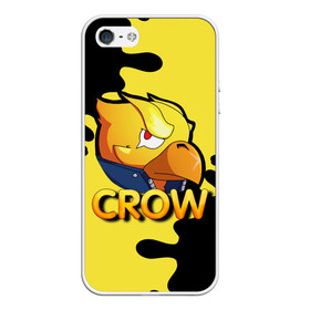 Чехол для iPhone 5/5S матовый с принтом Crow (Brawl Stars) в Кировске, Силикон | Область печати: задняя сторона чехла, без боковых панелей | brawl stars | crow | game | leon | бравл | бравл стар | бравл старс | ворон | ворона | детская | детям | игра | компьютерная игра | кров | леон | персонаж | развлечение