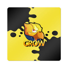 Магнит виниловый Квадрат с принтом Crow (Brawl Stars) в Кировске, полимерный материал с магнитным слоем | размер 9*9 см, закругленные углы | brawl stars | crow | game | leon | бравл | бравл стар | бравл старс | ворон | ворона | детская | детям | игра | компьютерная игра | кров | леон | персонаж | развлечение