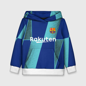 Детская толстовка 3D с принтом Barcelona PreMatch kit в Кировске, 100% полиэстер | двухслойный капюшон со шнурком для регулировки, мягкие манжеты на рукавах и по низу толстовки, спереди карман-кенгуру с мягким внутренним слоем | barcelona | champions | laliga | league | messi | spain | барселона | испания | лига | месси | чемпионов