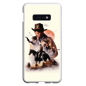 Чехол для Samsung S10E с принтом red dead redemption 2 Art в Кировске, Силикон | Область печати: задняя сторона чехла, без боковых панелей | rdr 2 | rdr2 | red dead redemption 2 | rockstar | гта про дикий запад | дикий запад | ковбой | рокстар | рэд дэд редемпшн 2 | рэд дэд редемпшн два