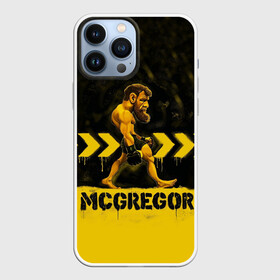 Чехол для iPhone 13 Pro Max с принтом McGregor в Кировске,  |  | Тематика изображения на принте: anthony | championship | conor | fighting | mcgregor | mma | ufc | ultimate | абсолютный | бойцовский | бокс | бразильское | джиу джитсу | ирландия | капоэйра | карате | конор | макгрегор | мма | октагон | тхэквондо | чемпионат