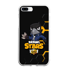 Чехол для iPhone 7Plus/8 Plus матовый с принтом Crow (Brawl Stars) в Кировске, Силикон | Область печати: задняя сторона чехла, без боковых панелей | brawl stars | crow | game | leon | бравл | бравл стар | бравл старс | ворон | ворона | детская | детям | игра | компьютерная игра | кров | леон | персонаж | развлечение