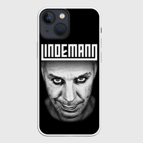 Чехол для iPhone 13 mini с принтом LINDEMANN в Кировске,  |  | lindeman | lindemann | logo | music | pain | rammstein | rock | rumstein | till | группа | линдеман | линдеманн | лого | логотип | метал | музыка | пэйн | раммштайн | рамштаин | рамштайн | рок | символ | тилль