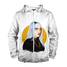 Мужская ветровка 3D с принтом Billie Eilish в Кировске, 100% полиэстер | подол и капюшон оформлены резинкой с фиксаторами, два кармана без застежек по бокам, один потайной карман на груди | bad | billie | boy | boys | eilish | girl | girls | music | pop | rap | sad | trend | билли | грустно | девочка | девочки | девушка | мальчик | музыка | поп | рэп | тренд | эйлиш