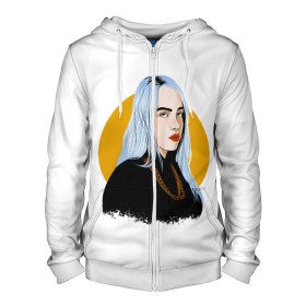 Мужская толстовка 3D на молнии с принтом Billie Eilish в Кировске, 100% полиэстер | длина до линии бедра, манжеты и пояс оформлены мягкой тканевой резинкой, двухслойный капюшон со шнурком для регулировки, спереди молния, по бокам два кармана | Тематика изображения на принте: bad | billie | boy | boys | eilish | girl | girls | music | pop | rap | sad | trend | билли | грустно | девочка | девочки | девушка | мальчик | музыка | поп | рэп | тренд | эйлиш