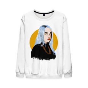 Мужской свитшот 3D с принтом Billie Eilish в Кировске, 100% полиэстер с мягким внутренним слоем | круглый вырез горловины, мягкая резинка на манжетах и поясе, свободная посадка по фигуре | Тематика изображения на принте: bad | billie | boy | boys | eilish | girl | girls | music | pop | rap | sad | trend | билли | грустно | девочка | девочки | девушка | мальчик | музыка | поп | рэп | тренд | эйлиш