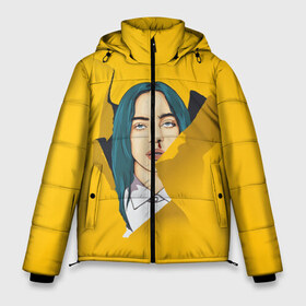 Мужская зимняя куртка 3D с принтом Billie Eilish в Кировске, верх — 100% полиэстер; подкладка — 100% полиэстер; утеплитель — 100% полиэстер | длина ниже бедра, свободный силуэт Оверсайз. Есть воротник-стойка, отстегивающийся капюшон и ветрозащитная планка. 

Боковые карманы с листочкой на кнопках и внутренний карман на молнии. | Тематика изображения на принте: bad | billie | boy | boys | eilish | girl | girls | music | pop | rap | sad | trend | билли | грустно | девочка | девочки | девушка | мальчик | музыка | поп | рэп | тренд | эйлиш