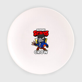 Тарелка с принтом BRAWL STARS CROW в Кировске, фарфор | диаметр - 210 мм
диаметр для нанесения принта - 120 мм | brawl stars | brawl stars crow | brawler | crow | бравл старз | бравлер | ворон