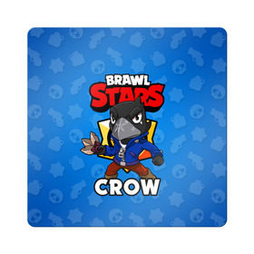 Магнит виниловый Квадрат с принтом BRAWL STARS CROW в Кировске, полимерный материал с магнитным слоем | размер 9*9 см, закругленные углы | Тематика изображения на принте: brawl stars | brawl stars crow | brawler | crow | бравл старз | бравлер | ворон