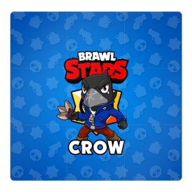 Магнитный плакат 3Х3 с принтом BRAWL STARS CROW в Кировске, Полимерный материал с магнитным слоем | 9 деталей размером 9*9 см | Тематика изображения на принте: brawl stars | brawl stars crow | brawler | crow | бравл старз | бравлер | ворон