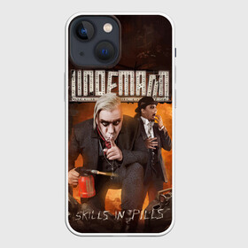 Чехол для iPhone 13 mini с принтом LINDEMANN в Кировске,  |  | lindeman | lindemann | logo | music | pain | rammstein | rock | rumstein | till | группа | линдеман | линдеманн | лого | логотип | метал | музыка | пэйн | раммштайн | рамштаин | рамштайн | рок | символ | тилль