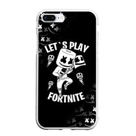 Чехол для iPhone 7Plus/8 Plus матовый с принтом FORTNITE x MARSHMELLO в Кировске, Силикон | Область печати: задняя сторона чехла, без боковых панелей | fortnite | fortnite 2 | fortnite x | marshmello | ninja | ninja hyper streamer | ninja streamer | streamer | tyler blevins | маршмелло | ниндзя | фортнайт | фортнайт 2 | фортнайт глава 2