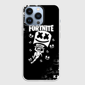 Чехол для iPhone 13 Pro с принтом FORTNITE x MARSHMELLO в Кировске,  |  | Тематика изображения на принте: fortnite | fortnite 2 | fortnite x | marshmello | ninja | ninja hyper streamer | ninja streamer | streamer | tyler blevins | маршмелло | ниндзя | фортнайт | фортнайт 2 | фортнайт глава 2