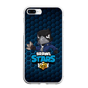 Чехол для iPhone 7Plus/8 Plus матовый с принтом Crow (Brawl Stars) в Кировске, Силикон | Область печати: задняя сторона чехла, без боковых панелей | brawl stars | crow | game | leon | бравл | бравл стар | бравл старс | ворон | ворона | детская | детям | игра | компьютерная игра | кров | леон | персонаж | развлечение