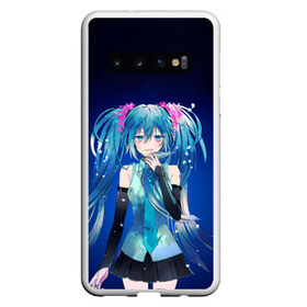 Чехол для Samsung Galaxy S10 с принтом Hatsune Miku в Кировске, Силикон | Область печати: задняя сторона чехла, без боковых панелей | anime | aquamarin | aquamarine | everlasting | hatsune | j pop | miku | projectdiva | singer | summer | vocaloid | аквамарин | аниме | вокалоид | мику | певица | хацуне | хацунэ