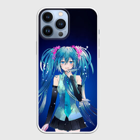 Чехол для iPhone 13 Pro Max с принтом Hatsune Miku на черном фоне в Кировске,  |  | anime | aquamarin | aquamarine | everlasting | hatsune | j pop | miku | projectdiva | singer | summer | vocaloid | аквамарин | аниме | вокалоид | мику | певица | хацуне | хацунэ