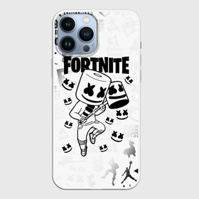 Чехол для iPhone 13 Pro Max с принтом FORTNITE MARSHMELLO в Кировске,  |  | Тематика изображения на принте: fnchap2 | fortnite | fortnite 2 | fortnite x | marshmello | ninja | ninja hyper streamer | ninja streamer | streamer | tyler blevins | маршмелло | ниндзя | фортнайт | фортнайт 2 | фортнайт глава 2