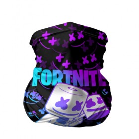 Бандана-труба 3D с принтом FORTNITE MARSHMELLO в Кировске, 100% полиэстер, ткань с особыми свойствами — Activecool | плотность 150‒180 г/м2; хорошо тянется, но сохраняет форму | fnchap2 | fortnite | fortnite 2 | fortnite x | marshmello | ninja | ninja hyper streamer | ninja streamer | streamer | tyler blevins | маршмелло | ниндзя | фортнайт | фортнайт 2 | фортнайт глава 2